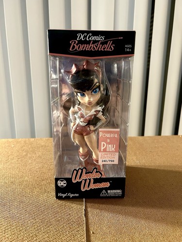 NEW DC Comics WONDER WOMAN Bombshells “Powerful In Pink” CRYPTOZOIC Vinyl Figure