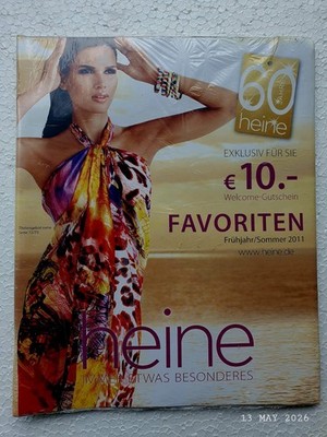 Katalog  heine  FS 2011 - Jubiläum ''60 Jahre'' FAVORITEN ... NEU  OVP verschweißt