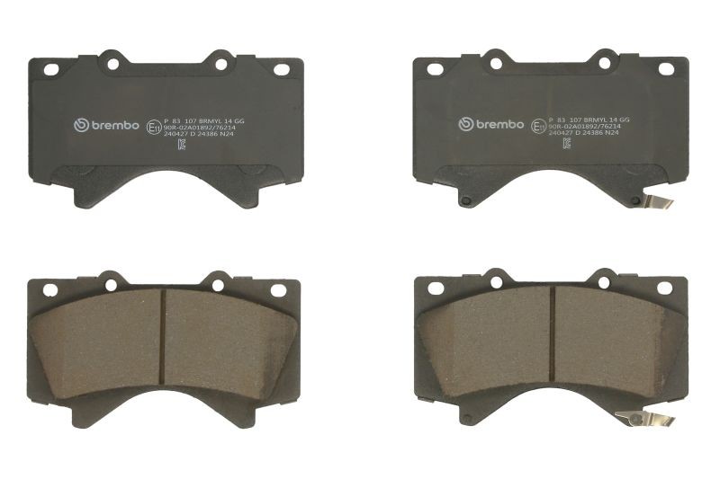 Front Brake Pad Set Fits Hyundai XG Toyota LandCruiser 200 BREMBO - Image 22