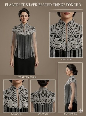 Handmade Pearl Bridal Cape: Wedding & Evening Shoulder Cover-Up