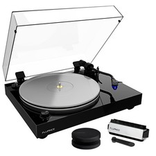 Fluance RT85 Reference Turntable with Record Weight and Vinyl Cleaning Kit