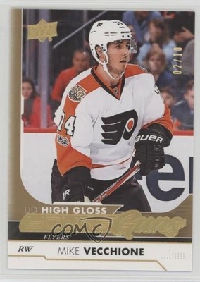 2017-18 Upper Deck Young Guns High Gloss 2/10 Mike Vecchione #481 Rookie RC a2k