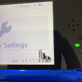 Nintendo 3DS Console Region Free Very Good Cond 16GB SD Tiny Lines Read Desc