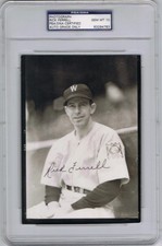 Rick Ferrell Washington Senators Photo Card PSA DNA Auto 10 HOF 1933-45 8t AS