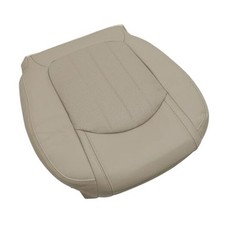 Front Driver Side Bottom Replacement Seat Cover Tan Microfiber Leather