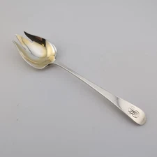 Gorham Covington Sterling Silver Ice Cream Fork - 5 3/8" - w/Monogram