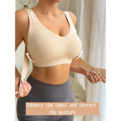 Chest Brace Push up for Women Posture Corrector Support Bra Back Shaper Vest Top
