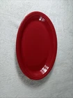 FIESTA WARE Vintage Homer Laughlin 13" Large Platter Scarlet Red