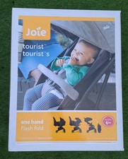 Image of Joie Tourist Stroller - Shale - Pram Pushchair Push Lightweight