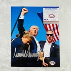 NO RESERVE Donald Trump Signed 8x10 Photo USA President 45 47 Autograph PSA/DNA  — photo 9