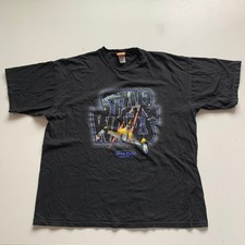 Vintage 1990s Star Wars Episode 1 Droid Fighter Graphic T Shirt Men's XL Black