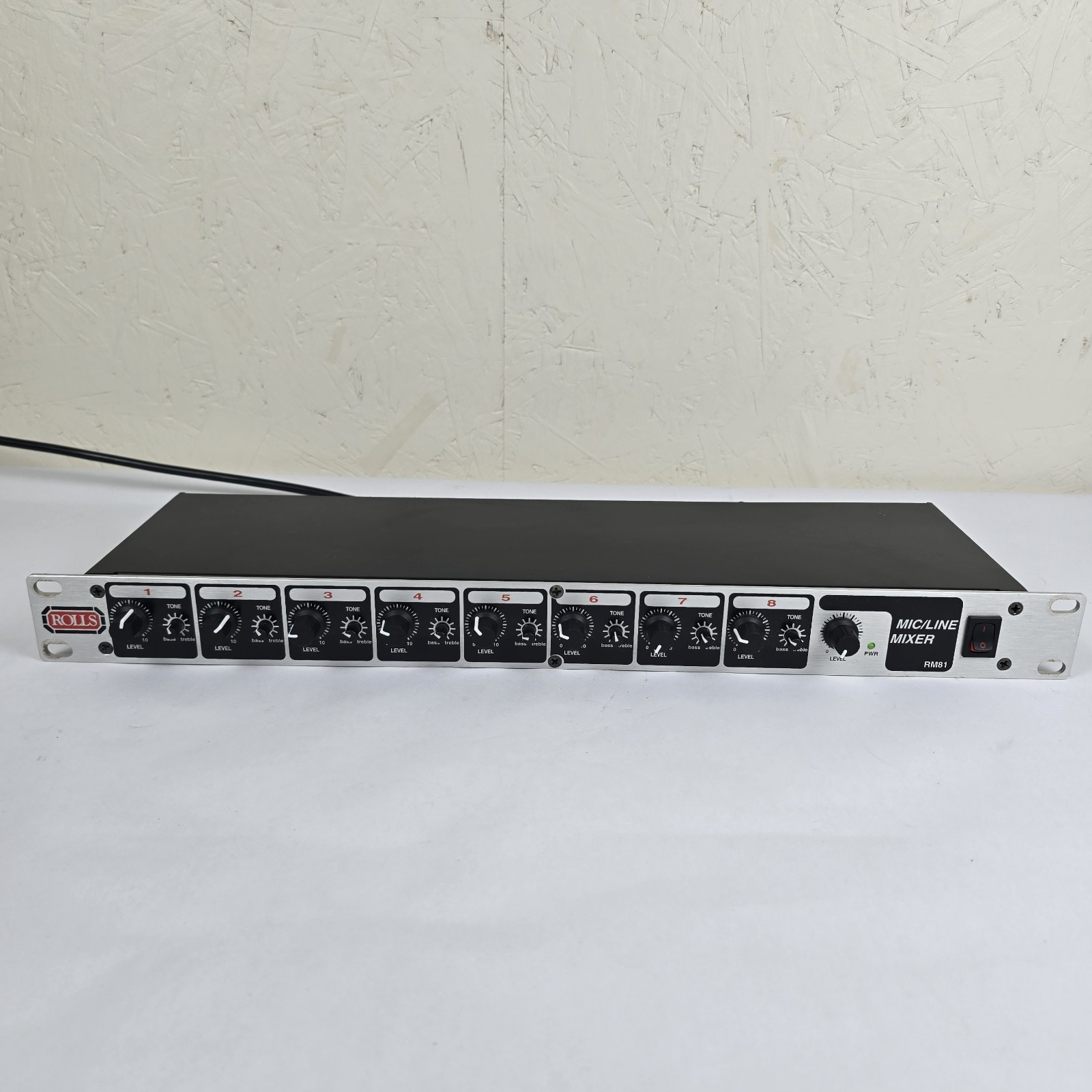 Rolls Model RM81 8 Port Microphone/Line Mixer