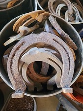 Used Large Clydesdale Style Horseshoes. Unique With Heels. Qty. 6