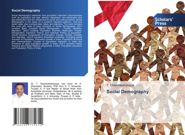 Social Demography T. Chandrasekarayya Taschenbuch Englisch 2024 Scholars' Press-image