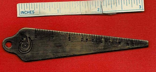 c1950s COLT GUNS Bore Gauge Metal Original Gage Rifles Firearms Vintage