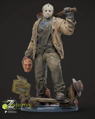 Jason Vorhees by Zenith FAN ART 1:6 Statue Resin 3D Printed DIY Model Kit