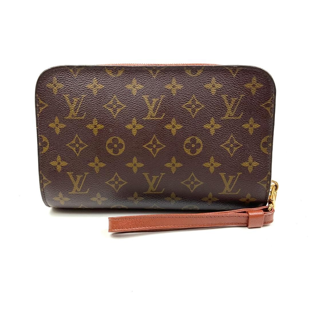 Louis Vuitton Monogram Clutch Bag From Japan