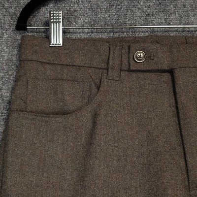 Joseph Abboud Five Pocket Flannel Trousers Men's 31 X 32 Wool Blend Flat Front