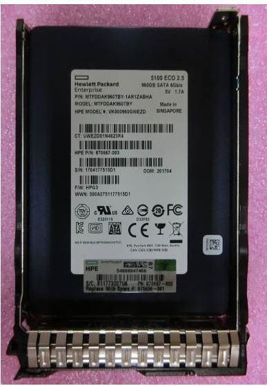 ErsaZZa 875656-001-RFB 875511-B21 960GB SATA 6G SFF RI DS SSD ~E~