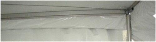 20ft Vinyl Rain Gutter For 20ft Wide High Peak Tent Canopies