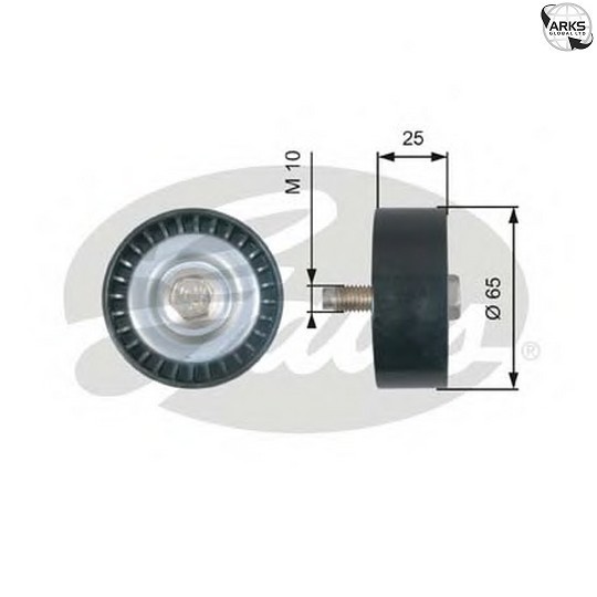 Gates Deflection Guide Pulley V-Ribbed Belt For Dodge Avenger 2007-2014 2 2.4 - Image 11