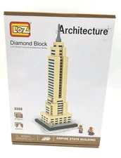 Loz Mini Blocks Diamond 9388 New 910 Pieces Empire State Building New York City 