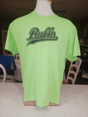 USF University South Florida Bulls Adult XL School Spirit Slime Shirt