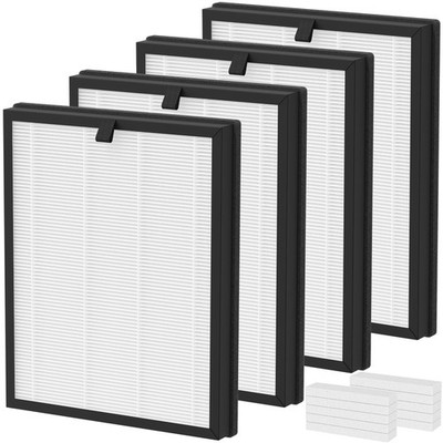4 Packs AP2000WF Replacement Filters Compatible with KNKA AP2000WF Air Cleane...