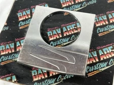 SIMMS Polished Billet Tank Ignition Dash Insert Scallops 