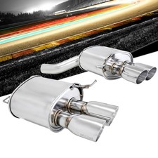 Megan Supremo Axleback Exhaust System Roll Titanium Tip For 12-18 650i F13 F12