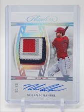 NOLAN SCHANUEL 2024 FLAWLESS RPA ROOKIE PATCH AUTOGRAPH RC 🔥🔥3/25🔥🔥 