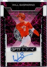 2025 Leaf Will Gasparino Optichrome Baseball Pink Auto /8