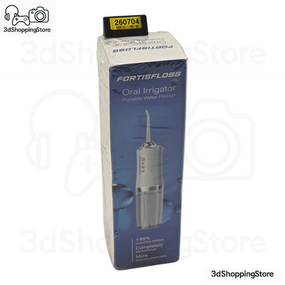 FortisFloss Oral Irrigator Portable Water Flosser Munddusche USB Akku Dental