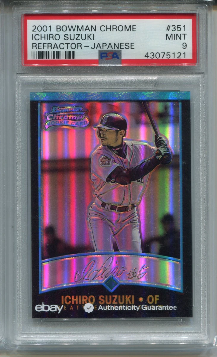 PSA9】イチロー 2001 Bowman Draft ルーキーカード 黒枠 【公式通販】