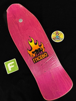 RARE SIGNED John Lucero 12XU Pink Stain Black Label Skateboard