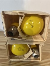 Lot of 4 Philips/Westinghouse 100 Watt  Yello...