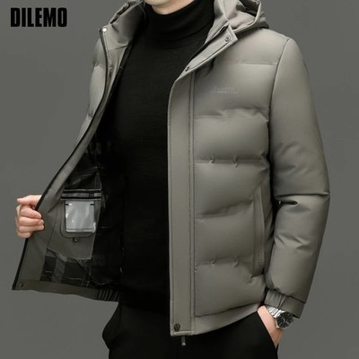 Top Grade Designer Winter New Brand Men Parka Jacket Thick Casual Fashion Windbr