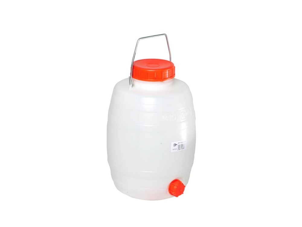 Tanica 10 Litri con Rubinetto Sss - Fustino Bianco per Camper e Camping