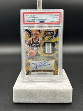 2024 Select Tony Parker Auto MEM Patch Gold Prizm /10 San Antonio Spurs NBA HOF