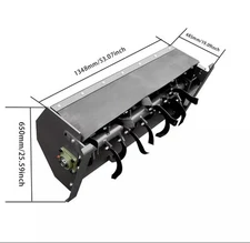 Rotary Tiller  Attachment Mini Skid Steer Free Shipping!