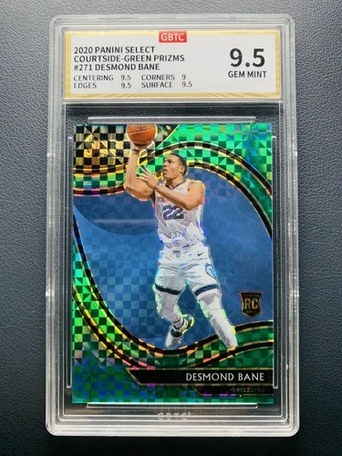 2020-21 Panini Select Desmond Bane #271 RC Rookie Courtside Green Prizm /5 SSP