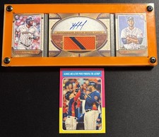 2022 Gypsy Queen Yordan Alvarez AUTO PATCH BOOKLET #07/20 GAME WORN ASTROS +Base