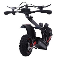 2400W Dual Motors Adults Electric Scooter, 11'' Off Road 37Mph Folding E-Scooter