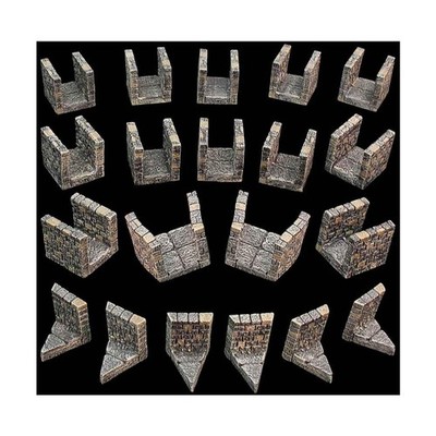 Dwarven Forge Dwarvenite Bemalt Schmal Kerker Passage Packung NM