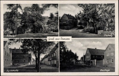 Ak Wüstung Domsen bei Hohenmölsen in Sachsen Anhalt, Rittergut,... - 3889939