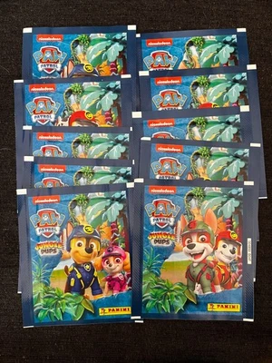 LOT PANINI 10 POCHETTES PACKETS SEALED PAT PATROUILLE JUNGLE PUPS 2025 - Photo 1/2