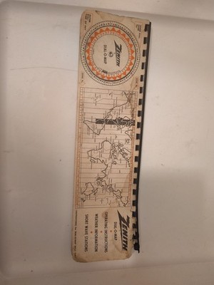VINTAGE ZENITH ROYAL 3000  TRANS-OCEANIC DIAL-O- MAP (**ONLY**)