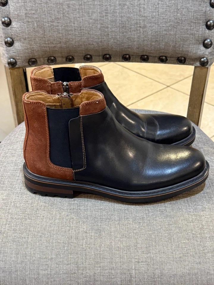 Кожаные и замшевые сапоги Bar III с боковой молнией размер 10,5 M - Изображение 3 из 4