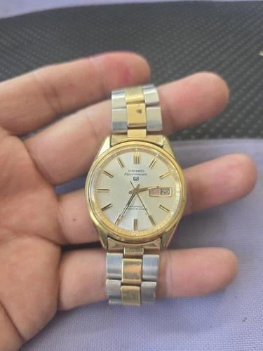 Vtg Seiko 5 Sportmatic 21 Jewels Automatic Watch 7309922 Non Working Condition