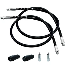 39in 6-Piece Grease Gun Hose Kit, Grease Gun Accessories Set Includes 2pcs 39...